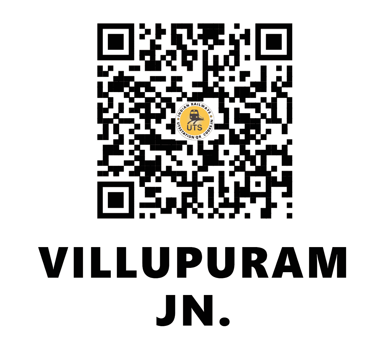 UTS QR Code for VILLUPURAM JN. - VM (SR - TAMIL NADU)